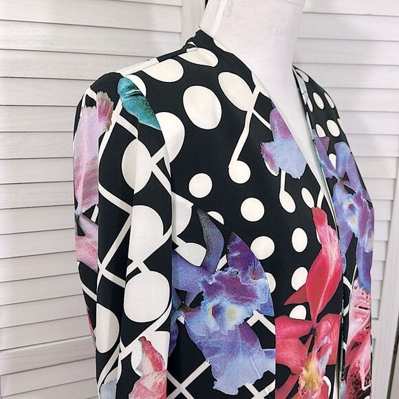 Georgede Paris Floral Polka Dot Women's Jacket Size 18 - Picture 5 of 9